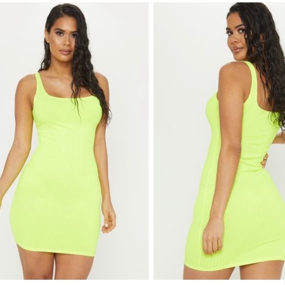 light green bodycon dress